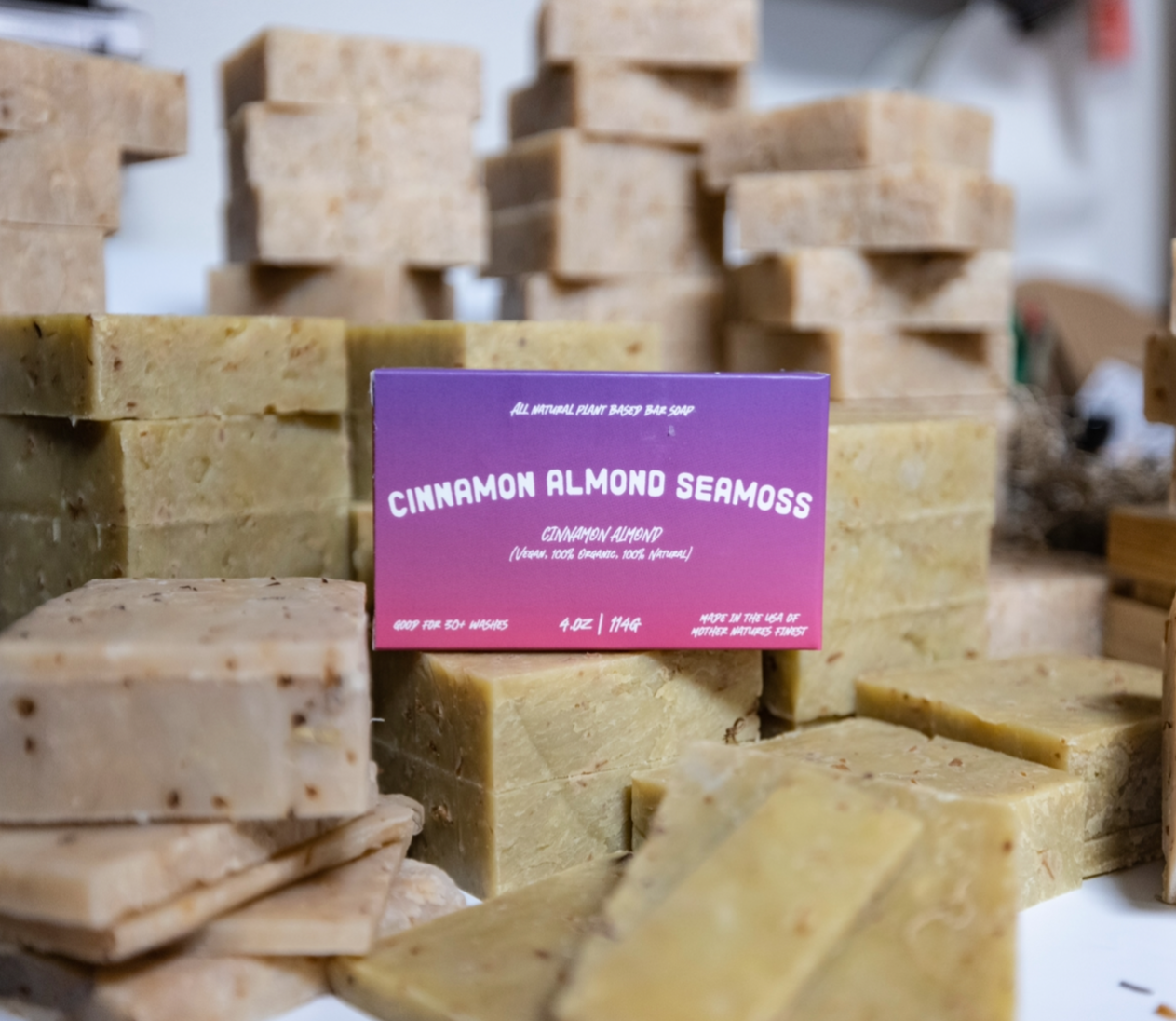 Cinnamon Almond Seamoss Soap